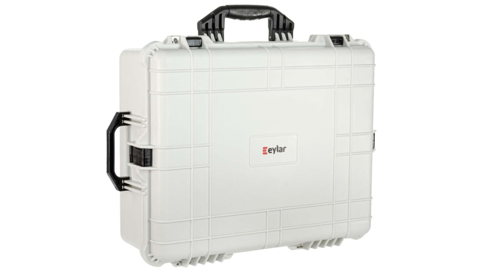 Eylar Extra Large 24in Waterproof Hard Camera and Gear Case w/Foam, Polar White, SA00041-WHI