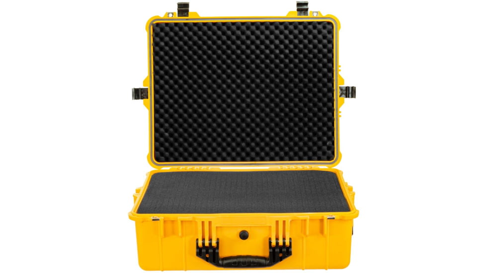 Eylar Extra Large 24in Waterproof Hard Camera and Gear Case w/Foam, Yellow, SA00041-YLW