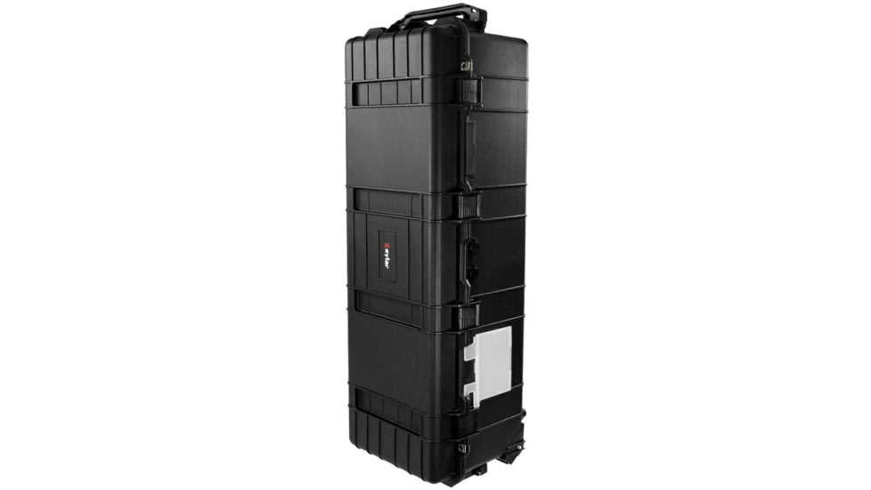 Eylar Extra Large 44in Waterproof Deep Heavy Transport Stacker Roller Rifle Hard Case w/Foam, Black, SA00028