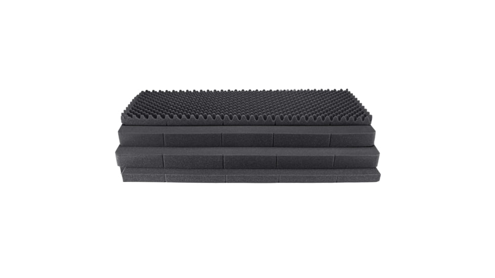 Eylar Extra Large Deep 44in Waterproof Roller Hard Rifle Case w/Foam, Black, SA00068