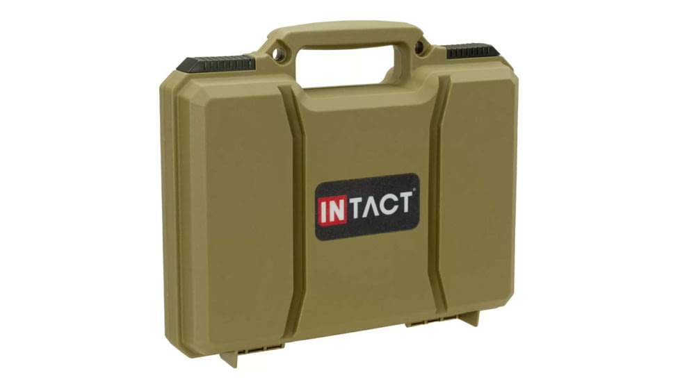 Eylar Intact 11.7in Stacker Series Hard Shell Handgun Case w/Foam, Green, NG00001-GRN