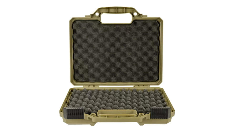 Eylar Intact 11.7in Stacker Series Hard Shell Handgun Case w/Foam, Green, NG00001-GRN