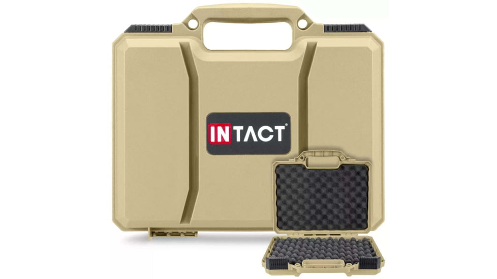 Eylar Intact 11.7in Stacker Series Hard Shell Handgun Case w/Foam, Tan, NG00001-TAN