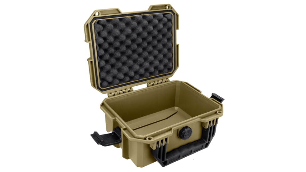 Eylar Intact 11.8in Stacker Series Compact Hard Gear Case w/Foam, Dark Earth, NG00010-GRN