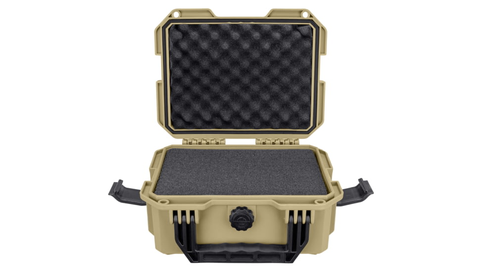 Eylar Intact 11.8in Stacker Series Compact Hard Gear Case w/Foam, Tan, NG00010-TAN