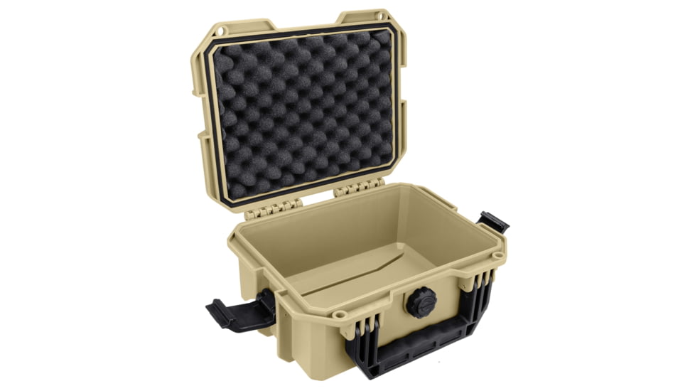 Eylar Intact 11.8in Stacker Series Compact Hard Gear Case w/Foam, Tan, NG00010-TAN