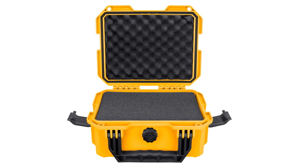 Eylar Intact 11.8in Stacker Series Compact Hard Gear Case w/Foam, Yellow, NG00010-YLW