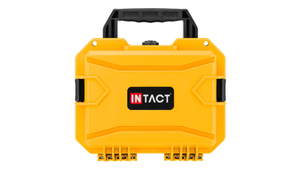 Eylar Intact 11.8in Stacker Series Compact Hard Gear Case w/Foam, Yellow, NG00010-YLW