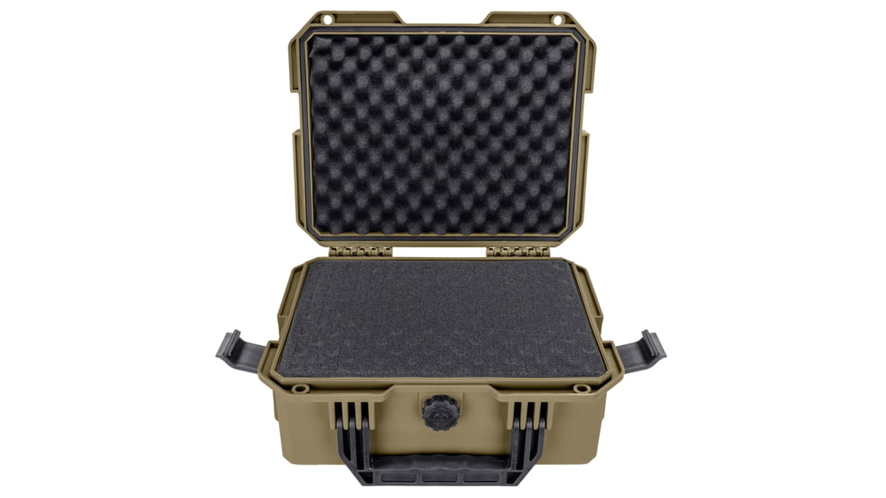 Eylar Intact 13.8in Stacker Series Compact Hard Gear Case w/Foam, Dark Earth, NG00011-GRN