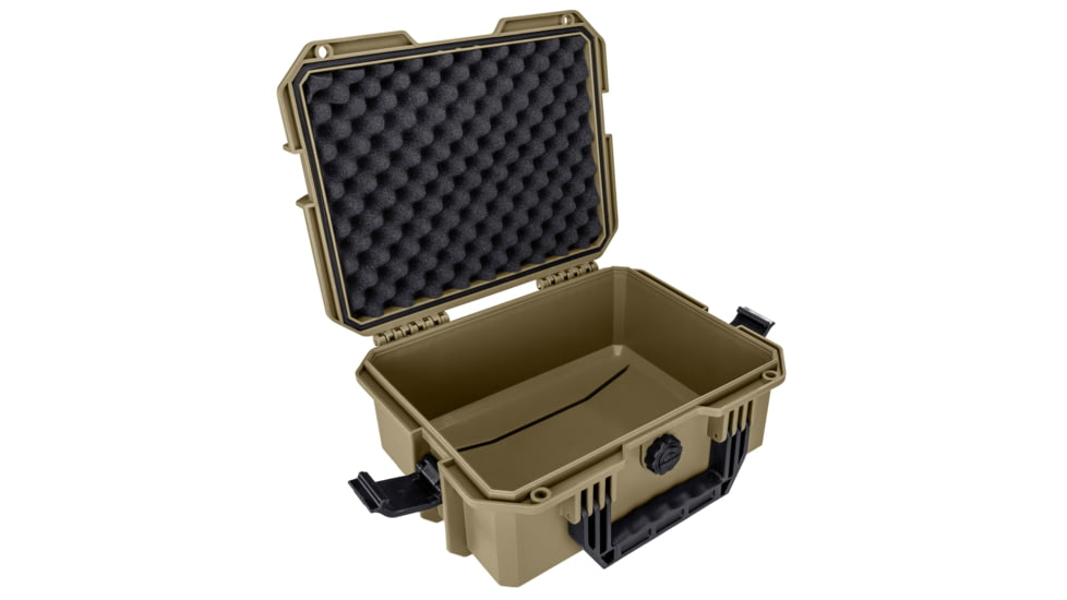 Eylar Intact 13.8in Stacker Series Compact Hard Gear Case w/Foam, Dark Earth, NG00011-GRN