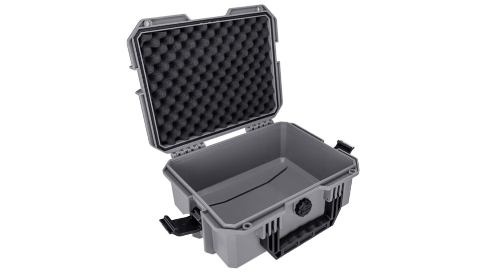 Eylar Intact 13.8in Stacker Series Compact Hard Gear Case w/Foam, Gray, NG00011-GRA