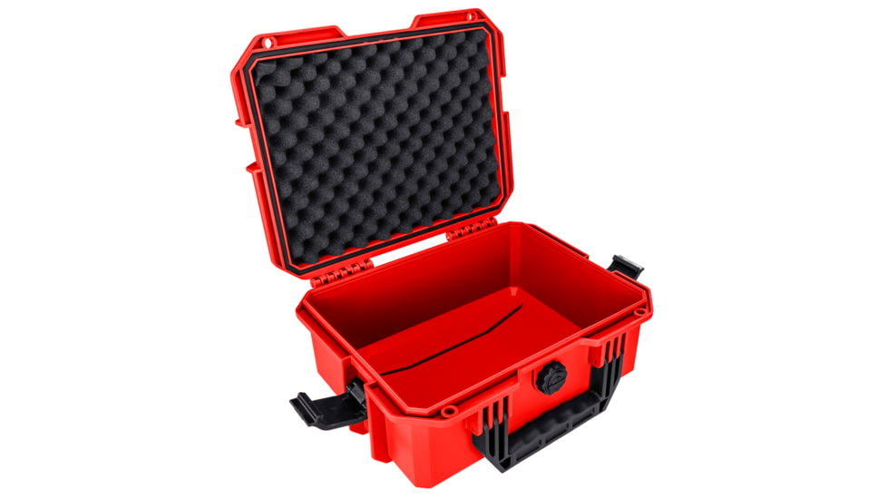 Eylar Intact 13.8in Stacker Series Compact Hard Gear Case w/Foam, Red, NG00011-RED