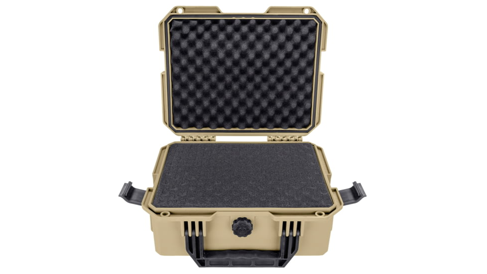 Eylar Intact 13.8in Stacker Series Compact Hard Gear Case w/Foam, Tan, NG00011-TAN