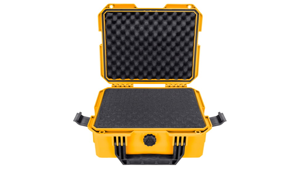 Eylar Intact 13.8in Stacker Series Compact Hard Gear Case w/Foam, Yellow, NG00011-YLW