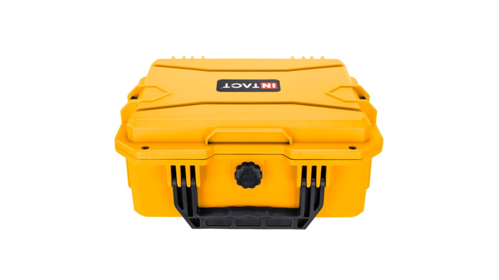 Eylar Intact 13.8in Stacker Series Compact Hard Gear Case w/Foam, Yellow, NG00011-YLW