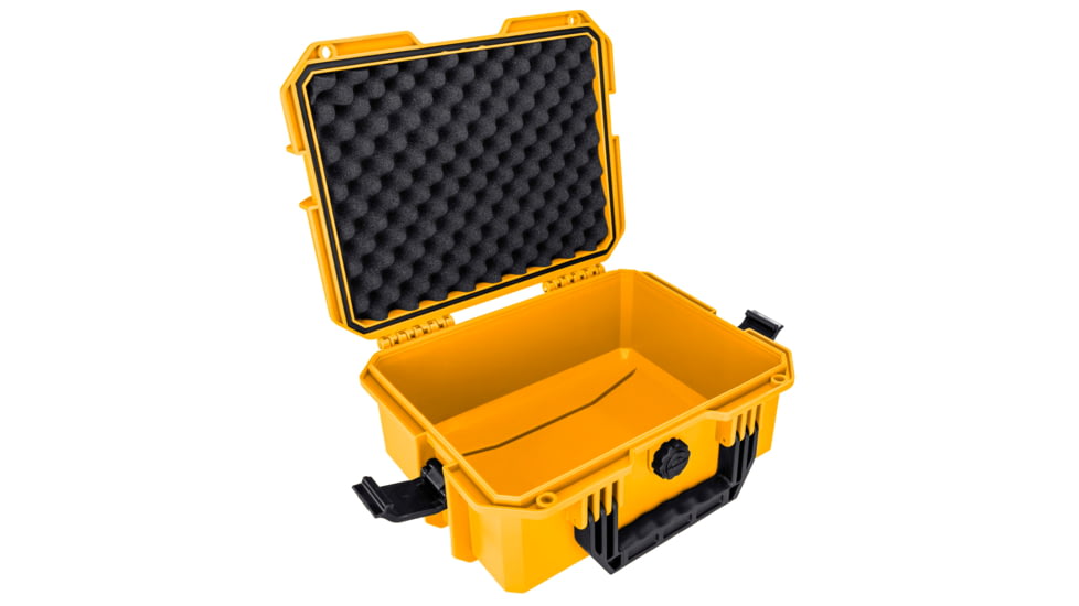 Eylar Intact 13.8in Stacker Series Compact Hard Gear Case w/Foam, Yellow, NG00011-YLW