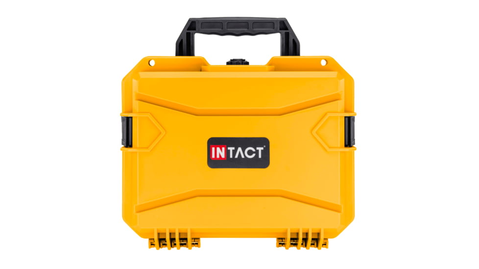 Eylar Intact 13.8in Stacker Series Compact Hard Gear Case w/Foam, Yellow, NG00011-YLW