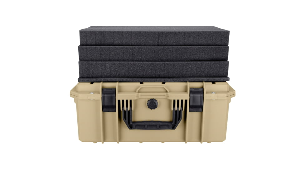 Eylar Intact 21.6in Stacker Series Standard Hard Gear Case w/Foam, Tan, NG00012-TAN