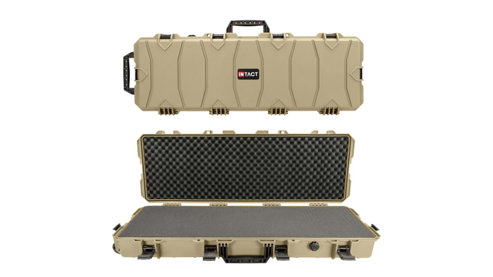 Eylar Intact 39in Stacker Series Hard Roller Rifle Case w/Foam, Tan, NG00003-TAN
