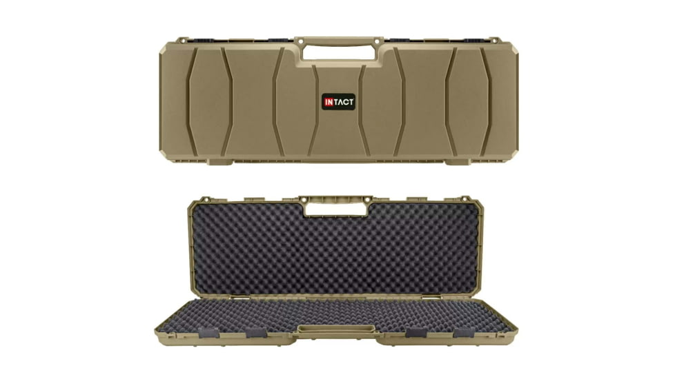 Eylar Intact 39in Stacker Series Hard Shell Rifle Case w/Foam, Dark Earth, NG00009-GRN