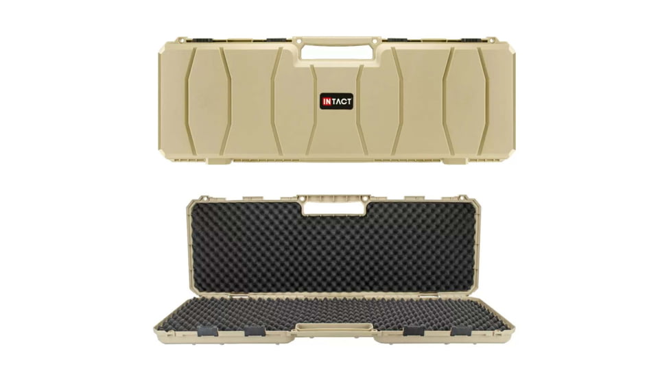 Eylar Intact 39in Stacker Series Hard Shell Rifle Case w/Foam, Tan, NG00009-TAN