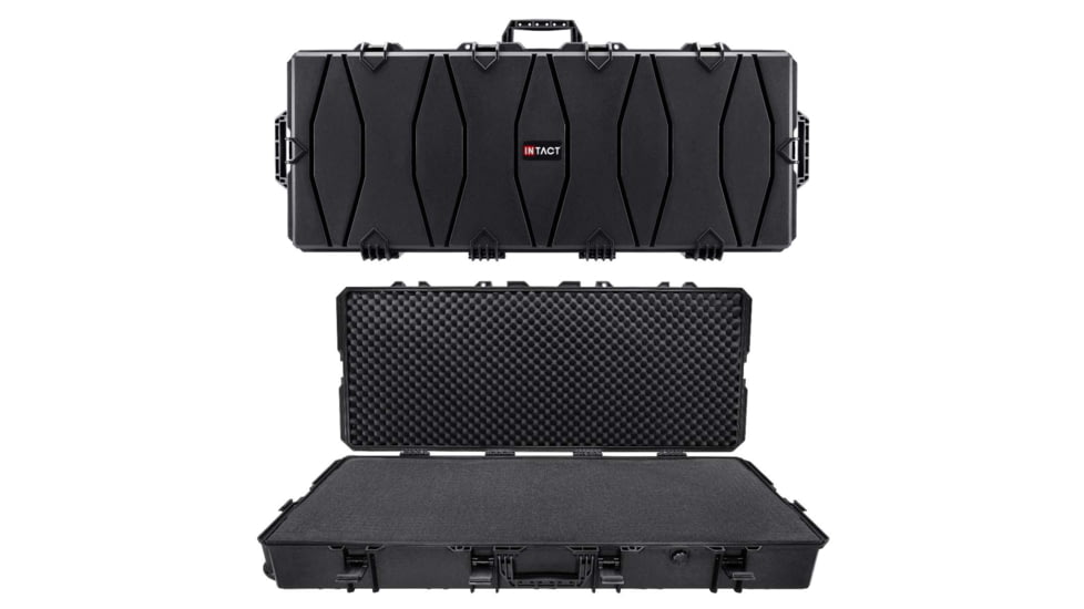 Eylar Intact 48in Stacker Series Deep Wide Roller Rifle Gear Case w/Foam, Black, NG00005-BLK