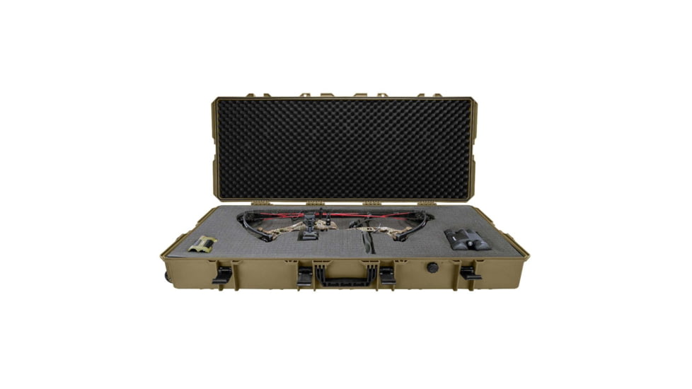 Eylar Intact 48in Stacker Series Deep Wide Roller Rifle Gear Case w/Foam, Green, NG00005-GRN