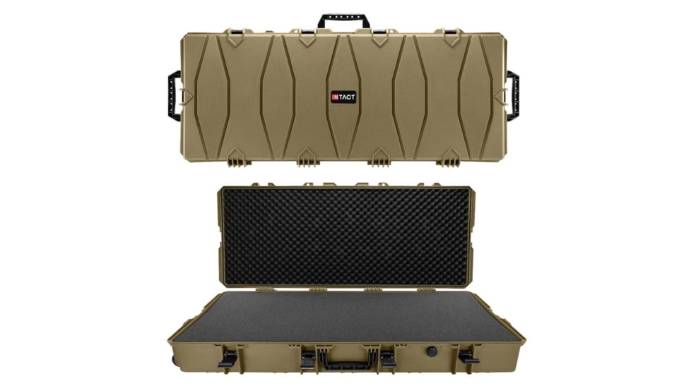 Eylar Intact 48in Stacker Series Deep Wide Roller Rifle Gear Case w/Foam, Green, NG00005-GRN