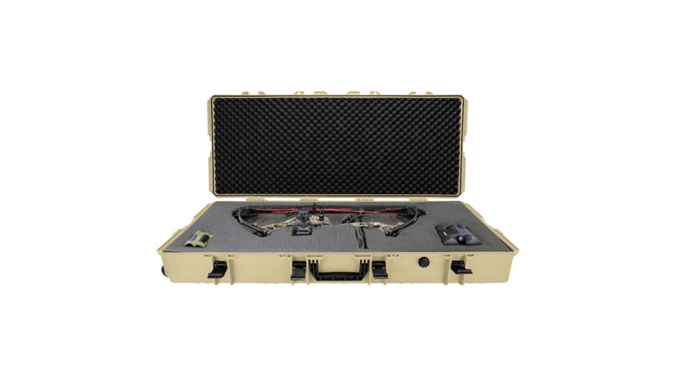 Eylar Intact 48in Stacker Series Deep Wide Roller Rifle Gear Case w/Foam, Tan, NG00005-TAN