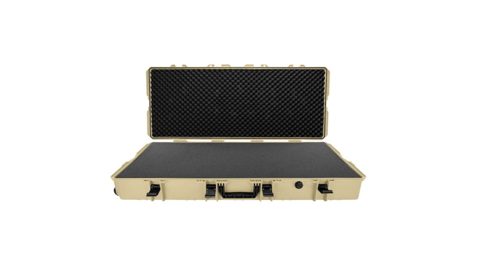 Eylar Intact 48in Stacker Series Deep Wide Roller Rifle Gear Case w/Foam, Tan, NG00005-TAN