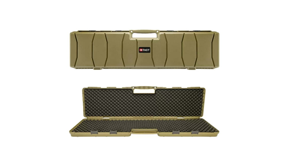 Eylar Intact 48in Stacker Series Hard Shell Rifle Case w/Foam, Dark Earth, NG00004-GRN