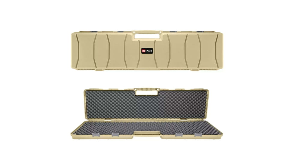 Eylar Intact 48in Stacker Series Hard Shell Rifle Case w/Foam, Tan, NG00004-TAN