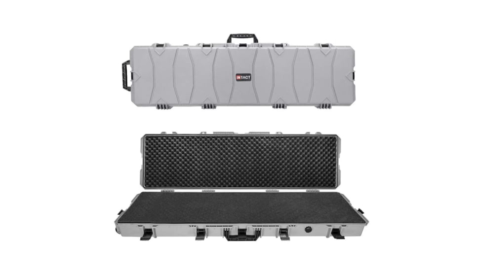 Eylar Intact 54in Stacker Series Hard Roller Rifle Case w/Foam, Gray, NG00006-GRA