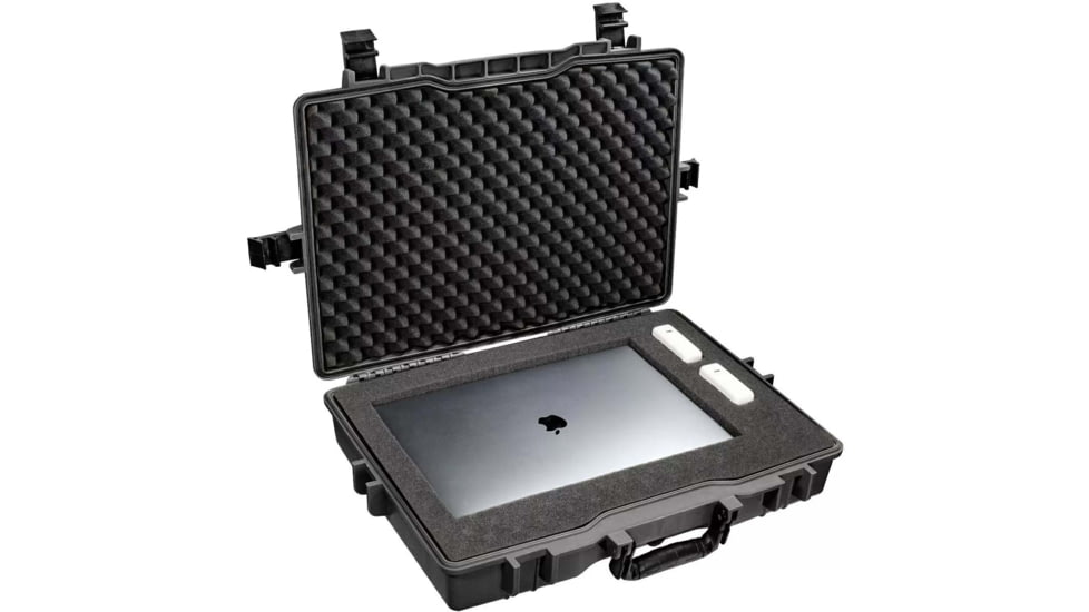 Eylar Large 21.5in Waterproof Laptop Style Protective Gear Hard Case w/Foam, Black, SA00024
