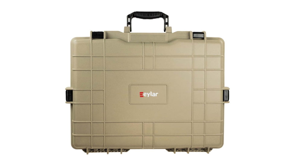 Eylar Large 21.5in Waterproof Laptop Style Protective Gear Hard Case w/Foam, Tan, SA00024-TAN