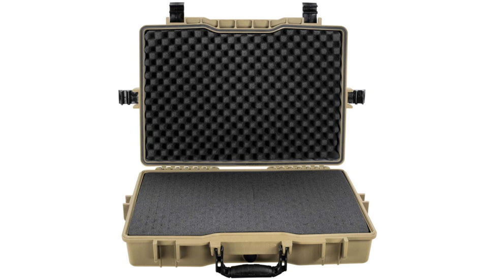 Eylar Large 21.5in Waterproof Laptop Style Protective Gear Hard Case w/Foam, Tan, SA00024-TAN