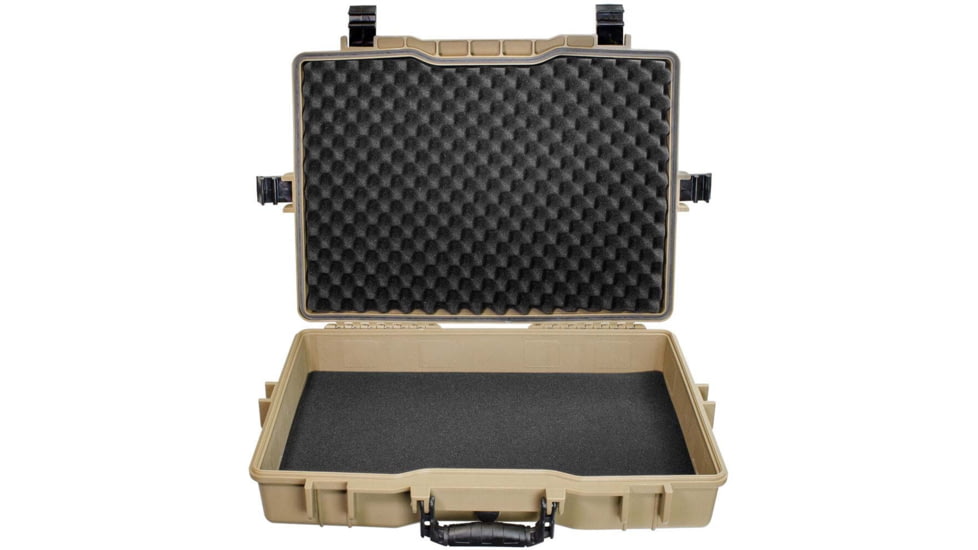 Eylar Large 21.5in Waterproof Laptop Style Protective Gear Hard Case w/Foam, Tan, SA00024-TAN