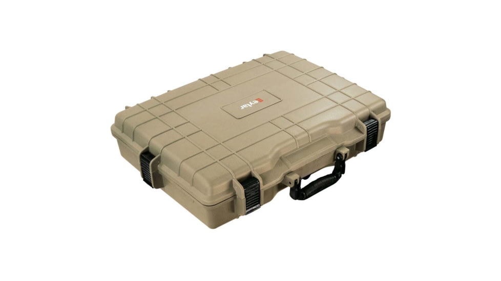 Eylar Large 21.5in Waterproof Laptop Style Protective Gear Hard Case w/Foam, Tan, SA00024-TAN