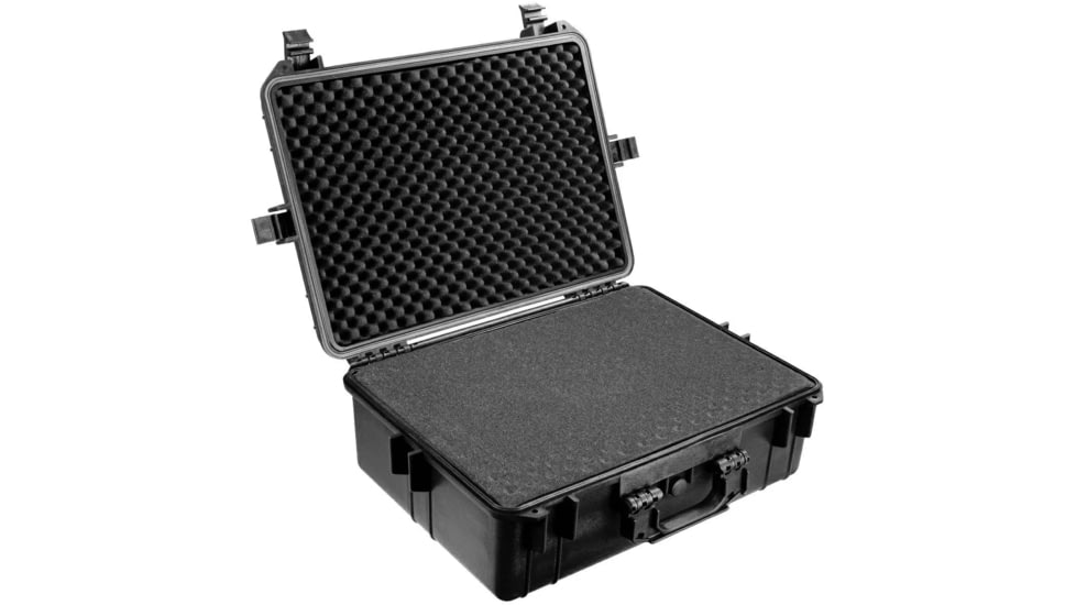 Eylar Large 22.4in Waterproof Protective Equipment Hard Case w/Foam, Black, SA00038