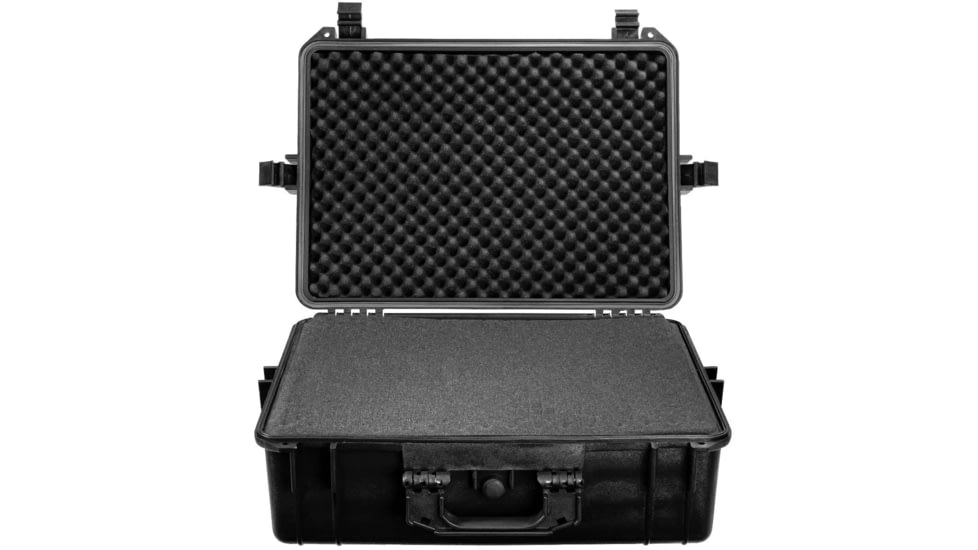 Eylar Large 22.4in Waterproof Protective Equipment Hard Case w/Foam, Black, SA00038