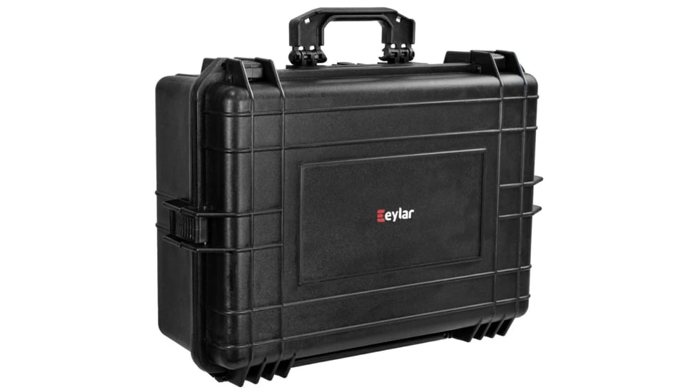Eylar Large 22.4in Waterproof Protective Equipment Hard Case w/Foam, Black, SA00038