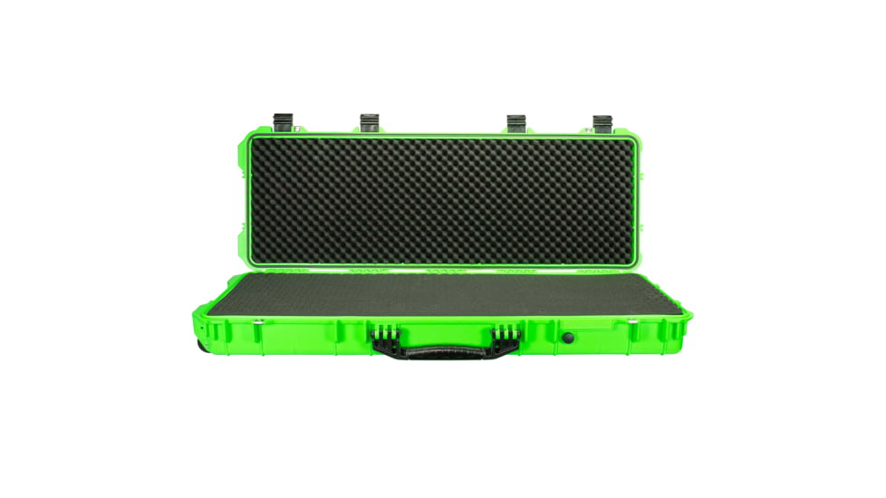 Eylar Large 48in Waterproof Roller Hard Rifle Case w/Foam, Neon Green, SA00014-NGRN