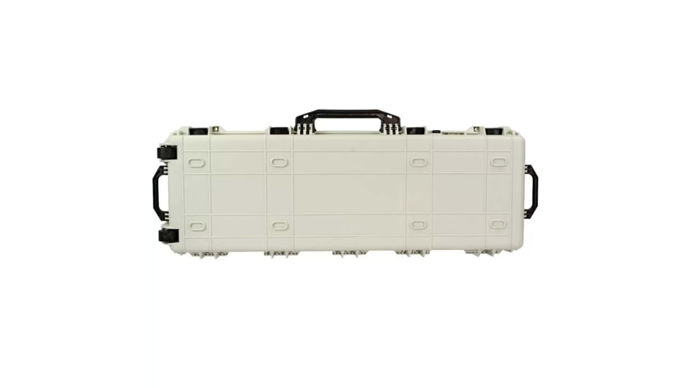 Eylar Large 48in Waterproof Roller Hard Rifle Case w/Foam, White, SA00014-WHI