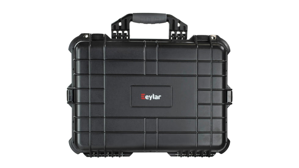 Eylar Medium 20in Protective Gear Case Water and Shock Resistant w/ Foam, Black, SA00002