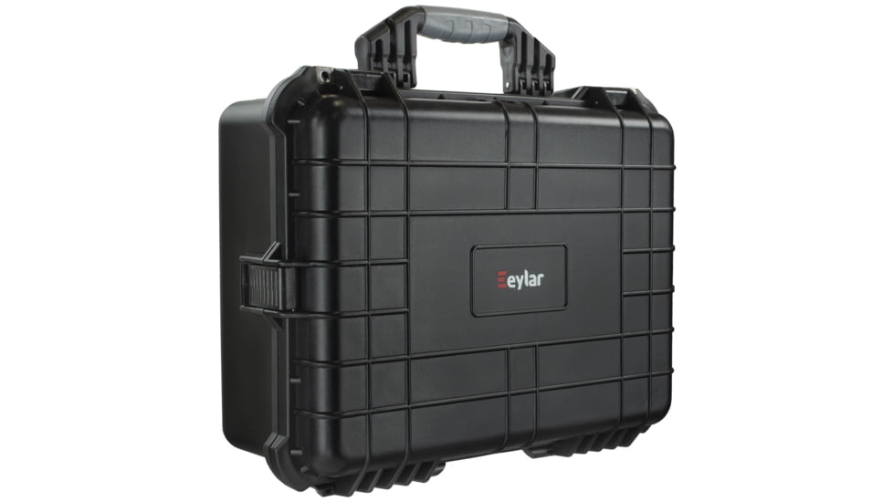 Eylar Medium 20in Waterproof Gear/Gun Hard Case w/Foam, Black, SA00002