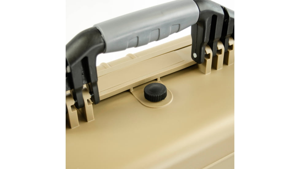 Eylar Medium 20in Protective Gear Case Water and Shock Resistant w/ Foam, Tan, SA00002-Tan