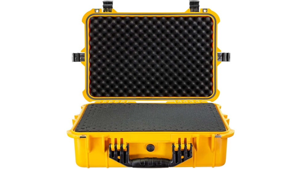 Eylar Medium 20in Waterproof Gear/Gun Hard Case w/Foam, Yellow, SA00002-YLW