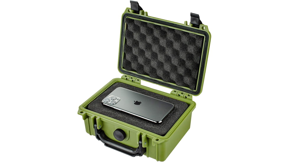 Eylar Protective Gear and Camera Hard Case Water &amp; Shock Proof w/Foam, Green, SA00011-Grn
