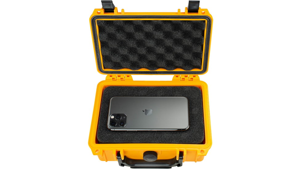 Eylar Protective Gear and Camera Hard Case Water &amp; Shock Proof w/Foam, Yellow, SA00011-Ylw