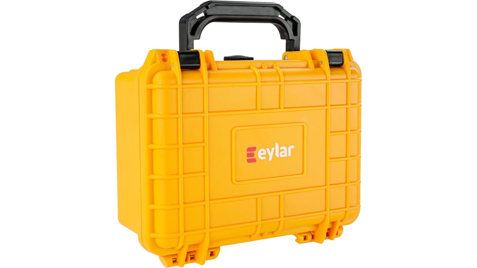 Eylar Small 8.12in Waterproof Gear Hard Case w/Foam, Yellow, SA00011-YLW
